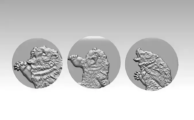 lot of 3 bear relief