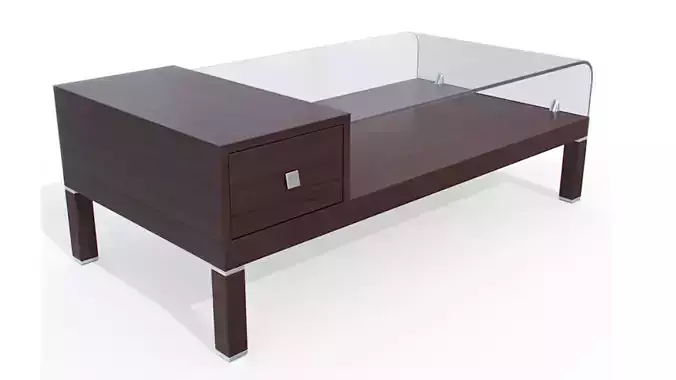 Dark Wooden Tea Table 