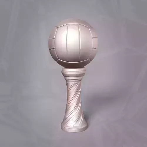 Volleyball Trophy -- Original Design -- Ready for 3D Printing