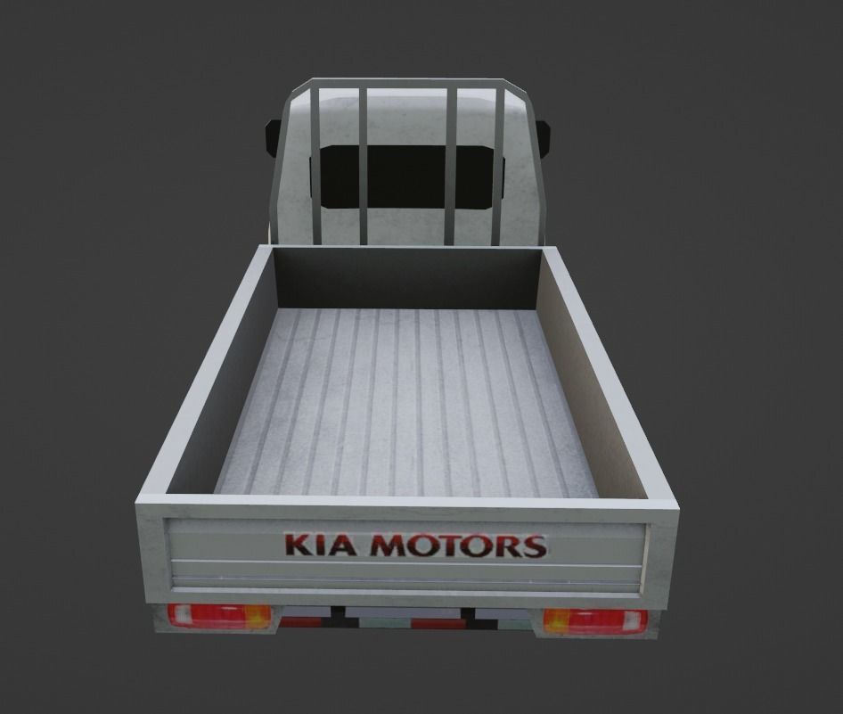 Kia Frontier 2000 Low-poly 3D model_2