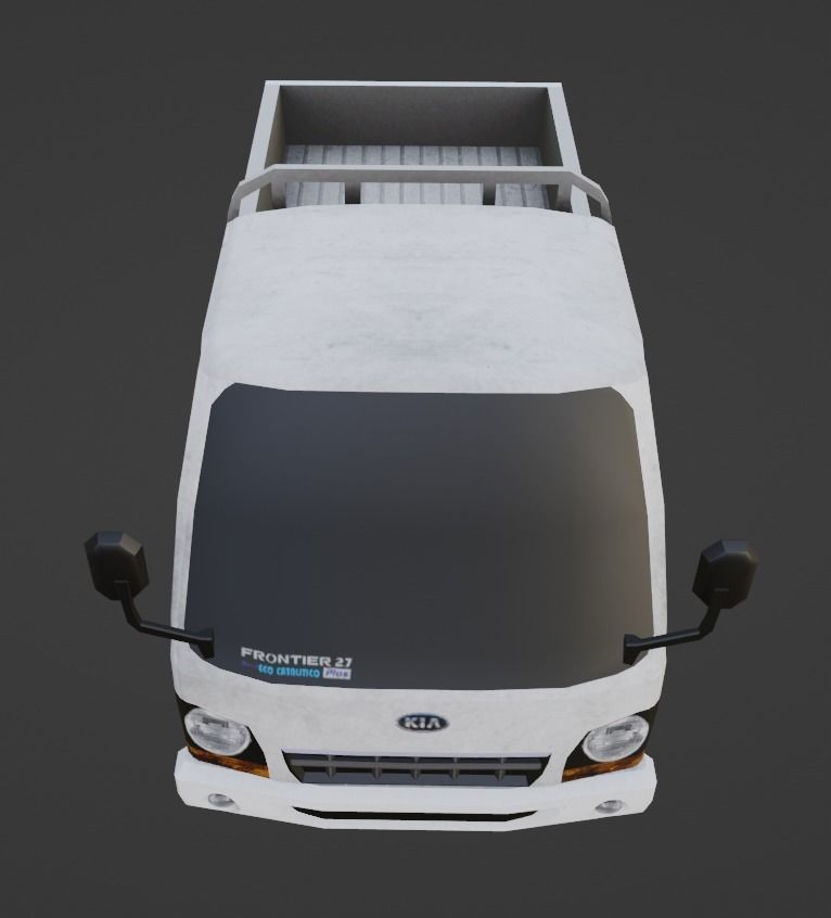 Kia Frontier 2000 Low-poly 3D model_1