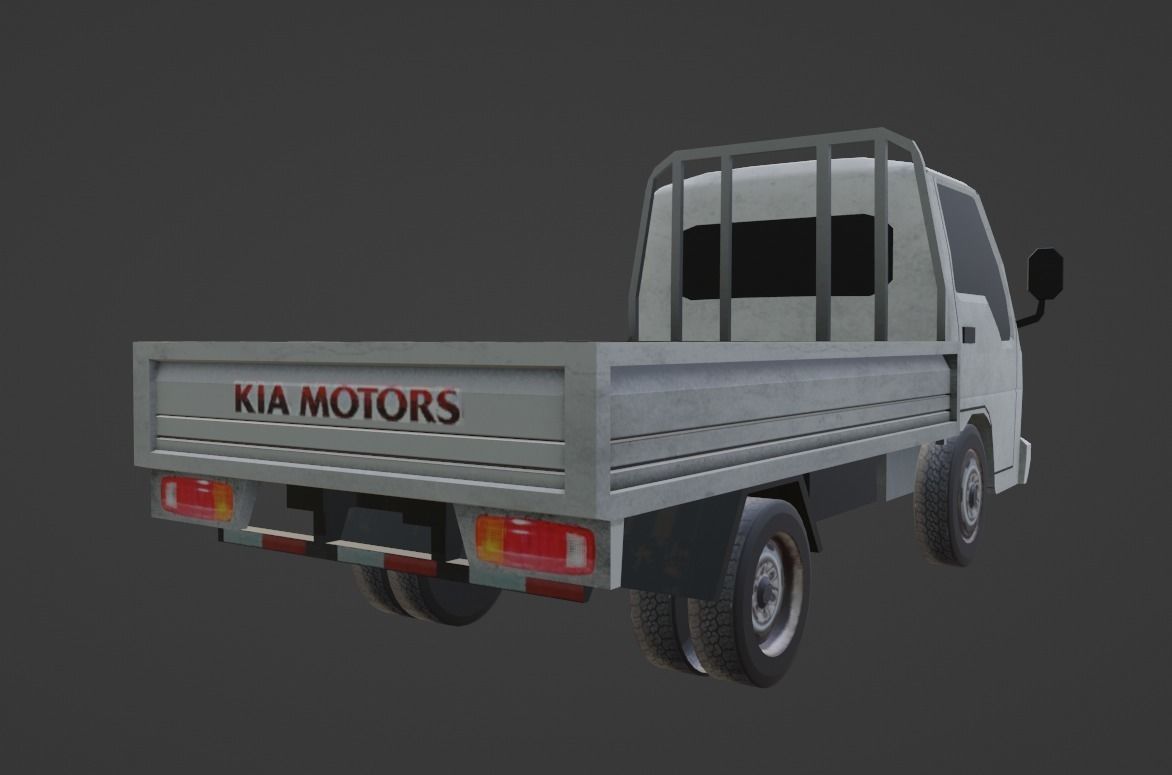 Kia Frontier 2000 Low-poly 3D model_5