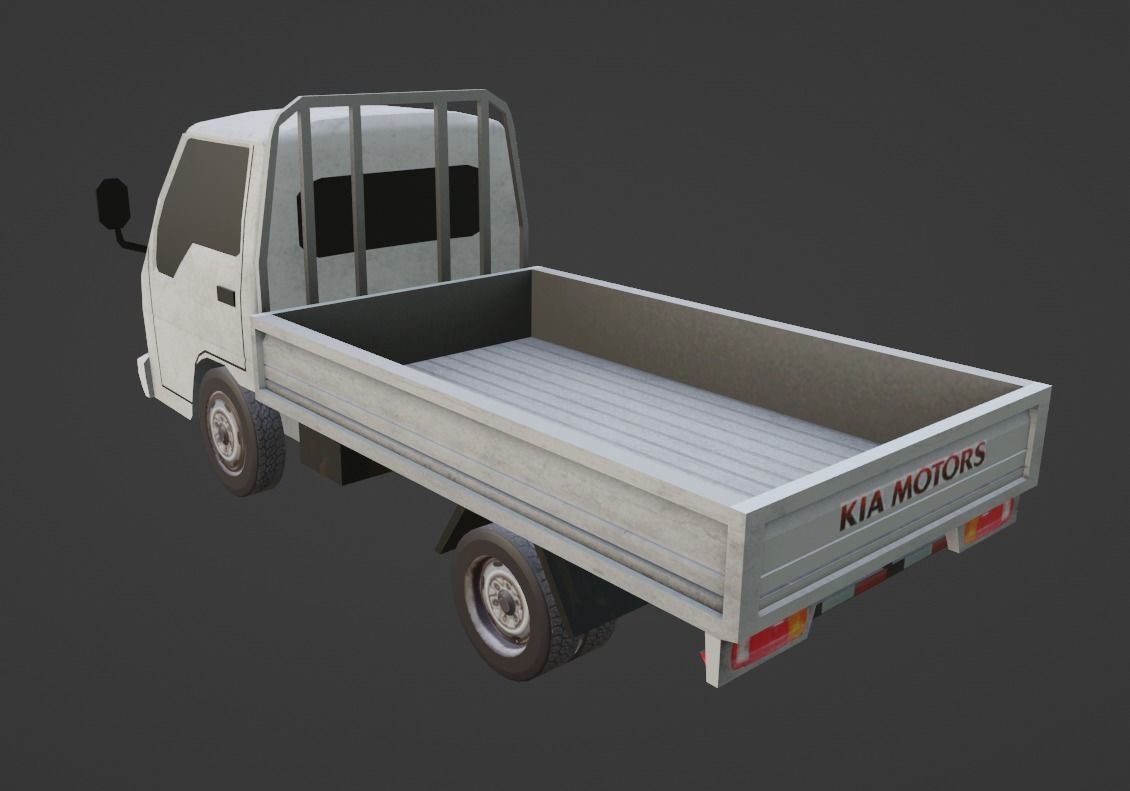 Kia Frontier 2000 Low-poly 3D model_8