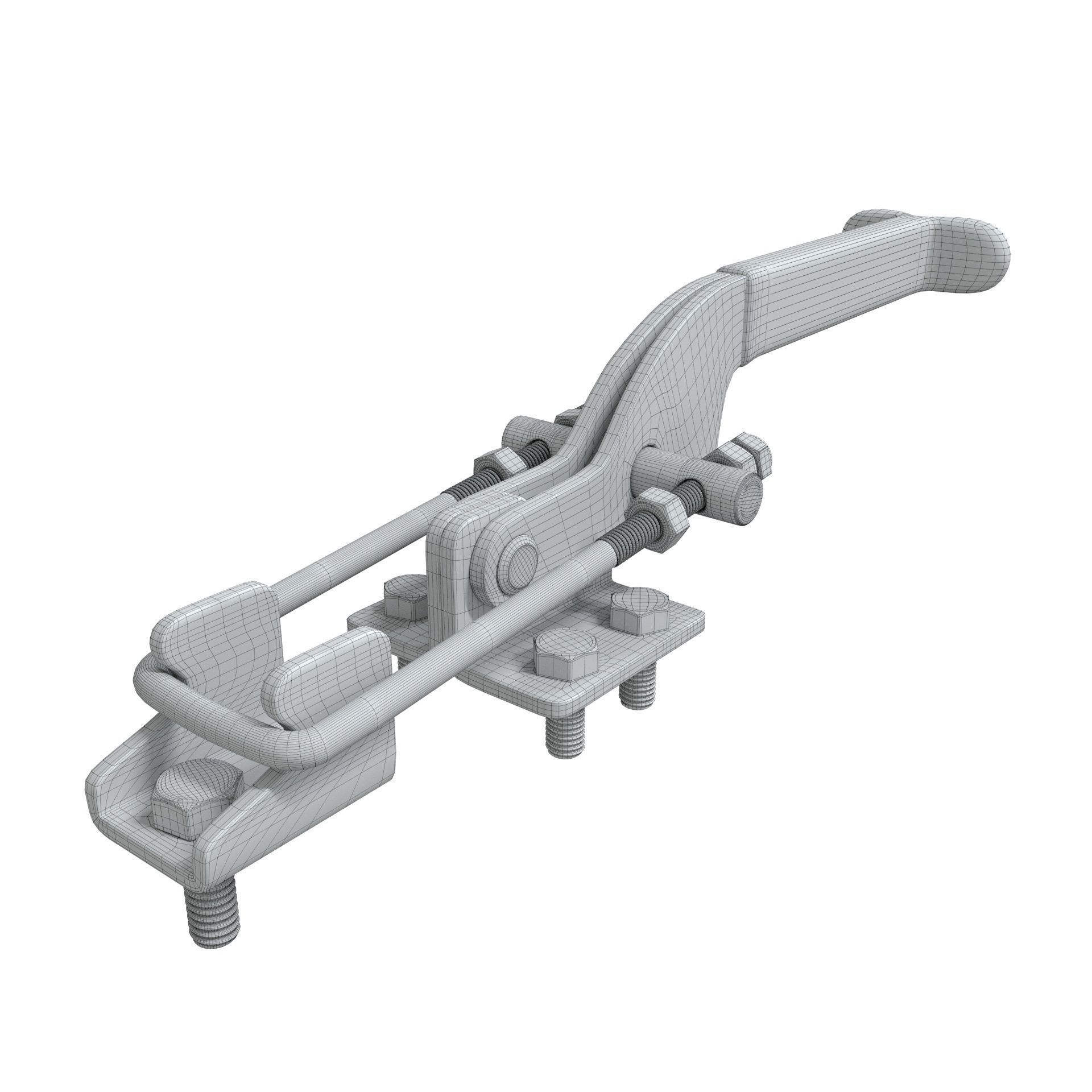 Toggle clamp 3D model_7
