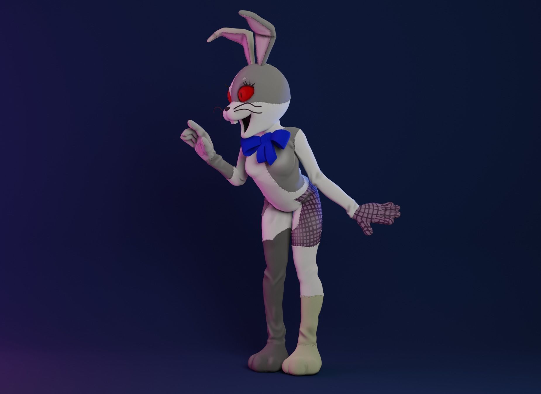 Vanny FNAF Security Breach 3D print 3D print model_4