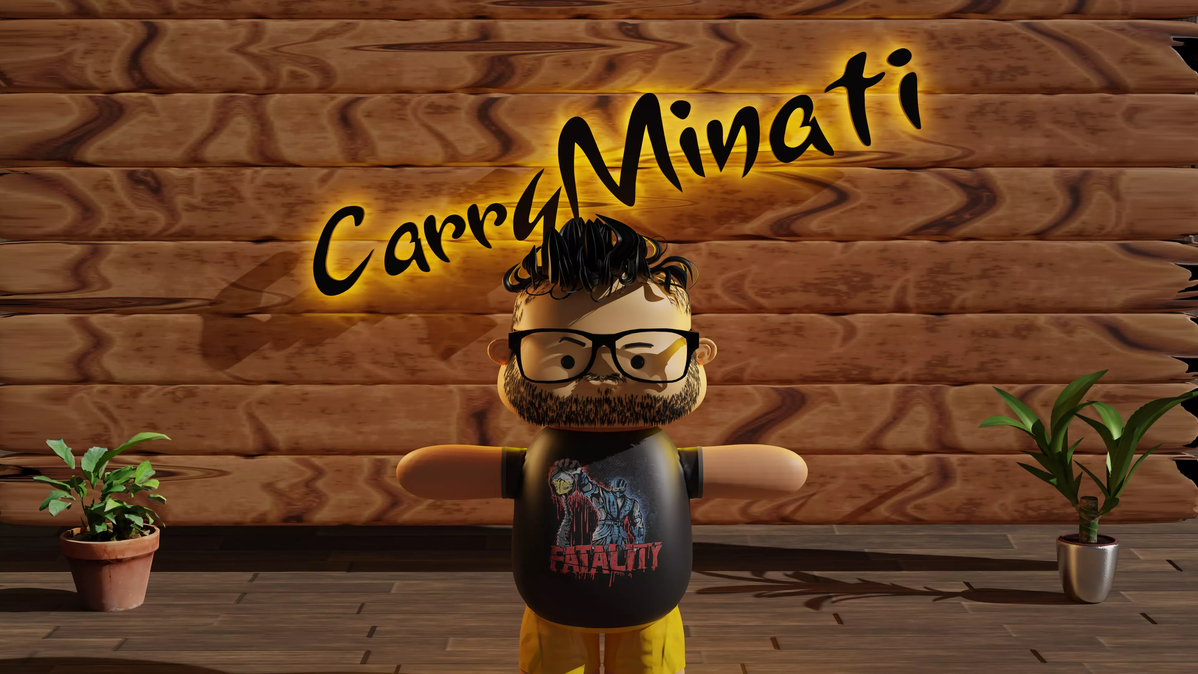 CARRYMINATI 3D Model - NFT 3D Model - CarryMinati NFT 3D model_0