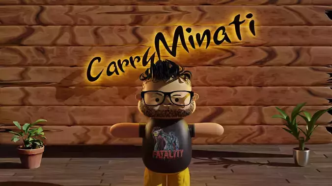 CARRYMINATI 3D Model - NFT 3D Model - CarryMinati NFT 3D model
