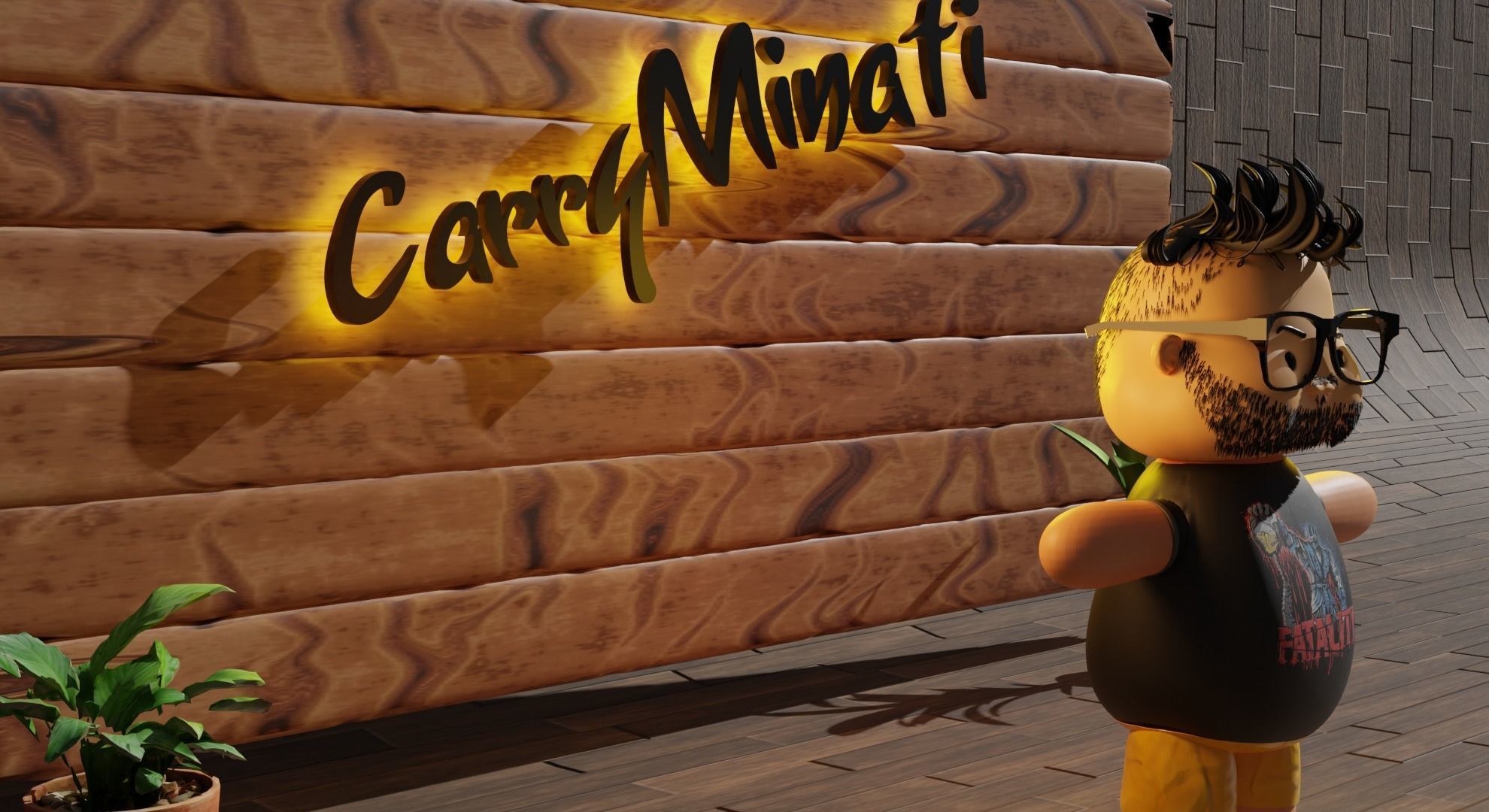 CARRYMINATI 3D Model - NFT 3D Model - CarryMinati NFT 3D model_4