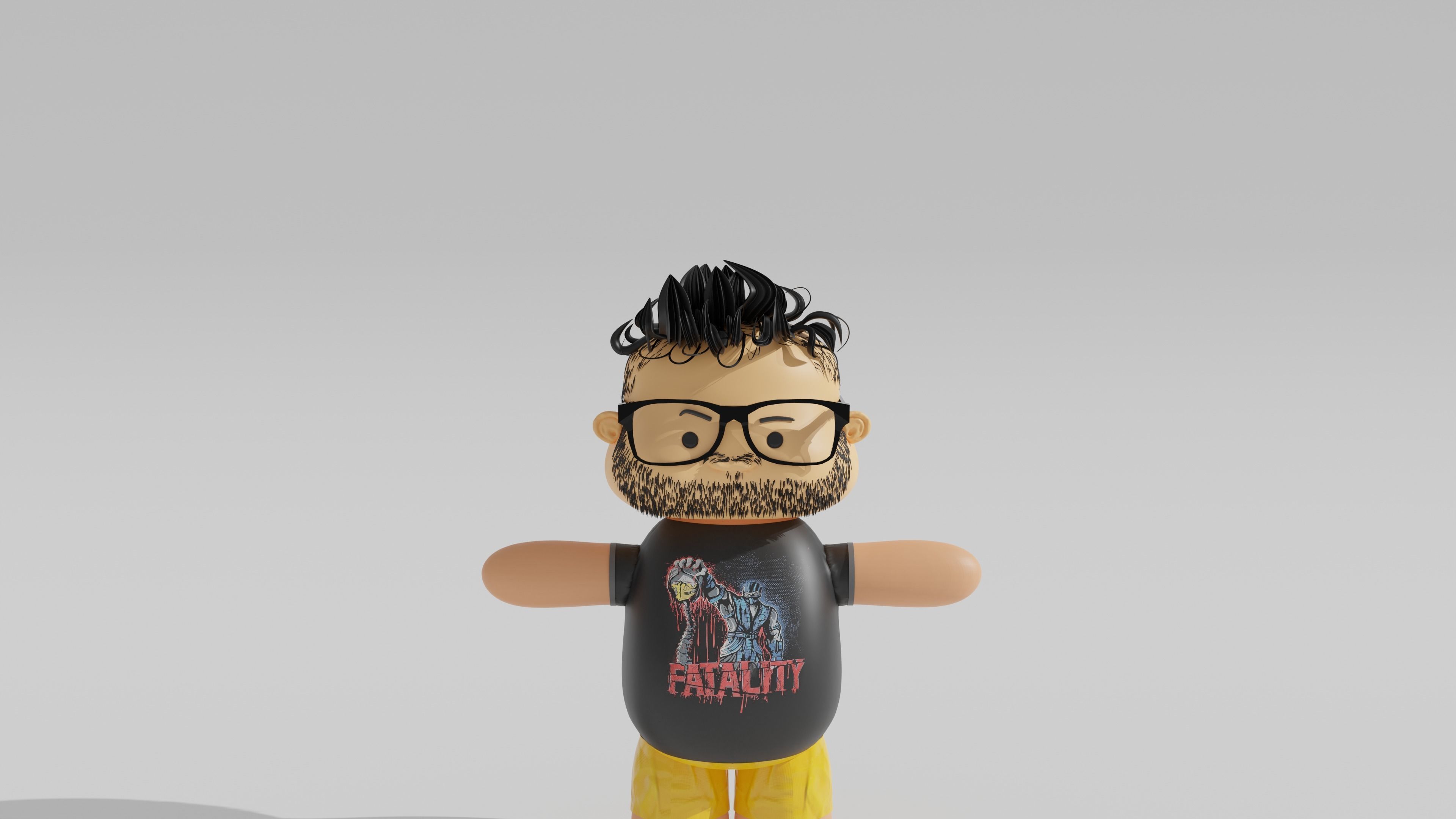 CARRYMINATI 3D Model - NFT 3D Model - CarryMinati NFT 3D model_2