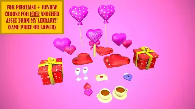 SAINT VALENTINES DAY PACK LOVE - ASSETS CARTOON