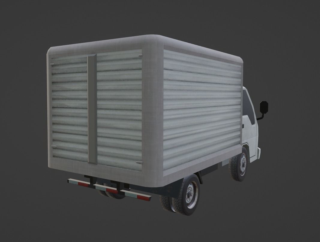 Kia Frontier 2000 Box Low-poly 3D model_5