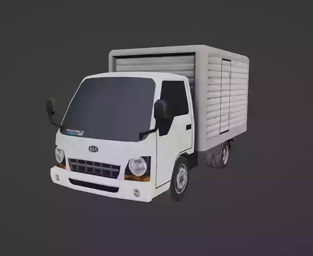 Kia Frontier 2000 Box Low-poly 3D model