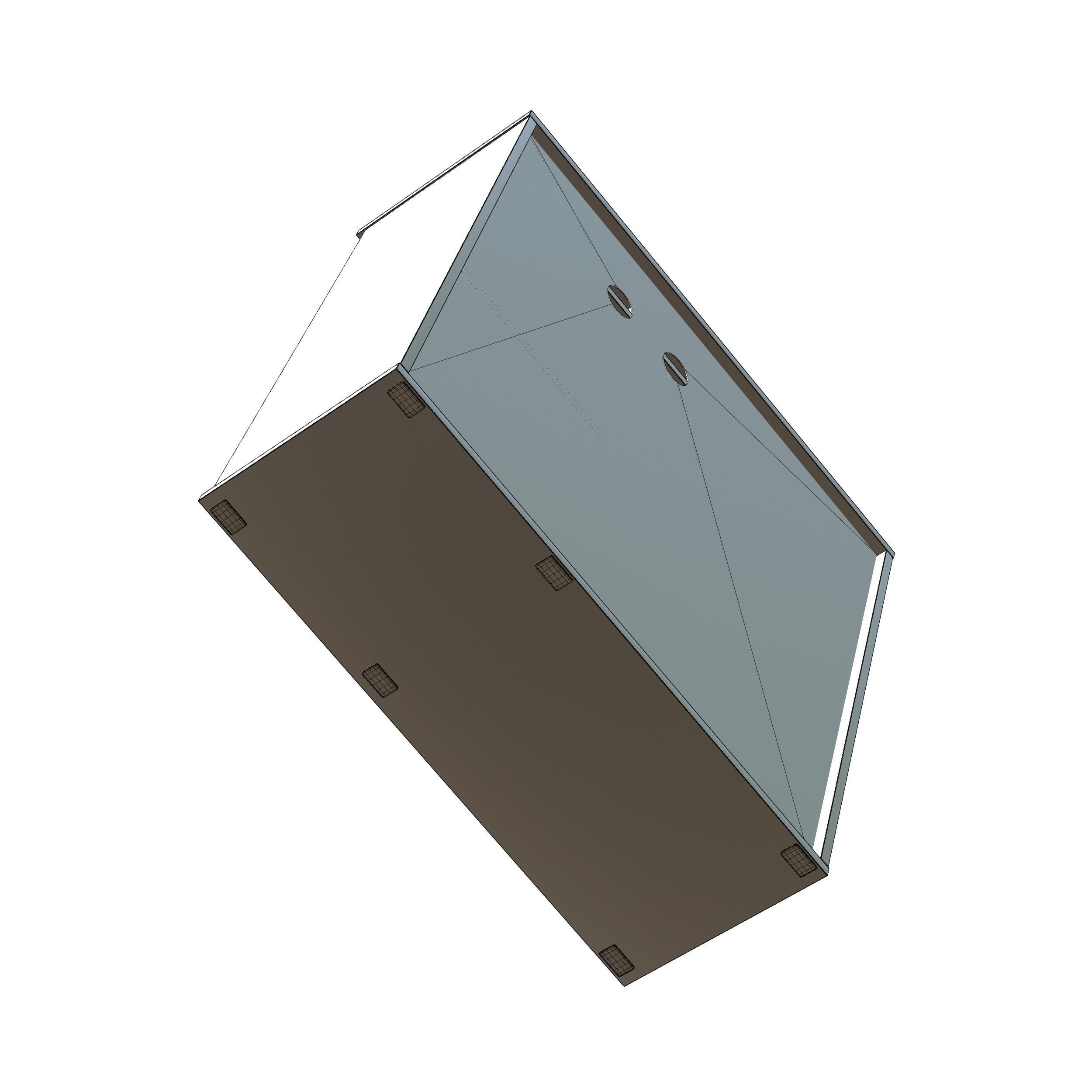 VIHALS - Shelving unit with 4 shelves 3D model_6