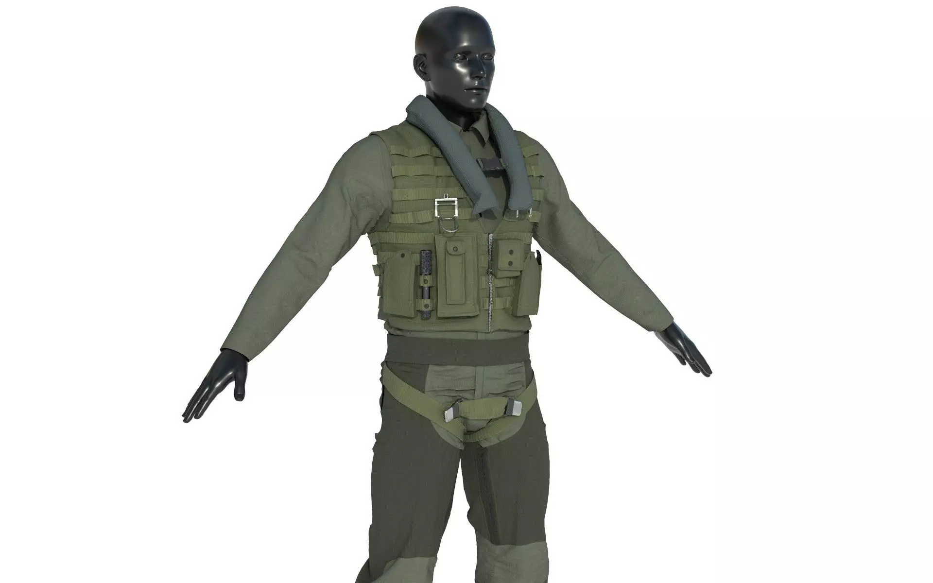 PILOT SUIT 3D model
