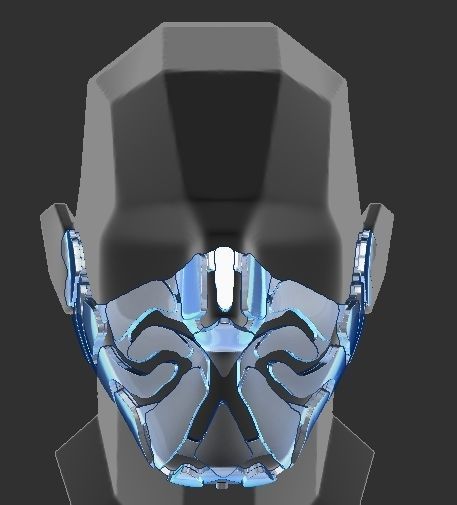 Fantasy Mask Free 3D model_3