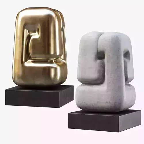 Decorative Sculpture by Yves Gastou 