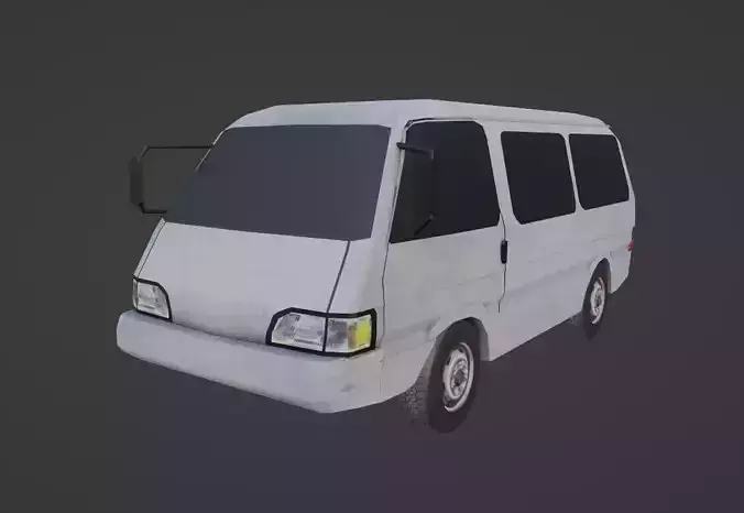 Kia Besta  Low-poly 3D model