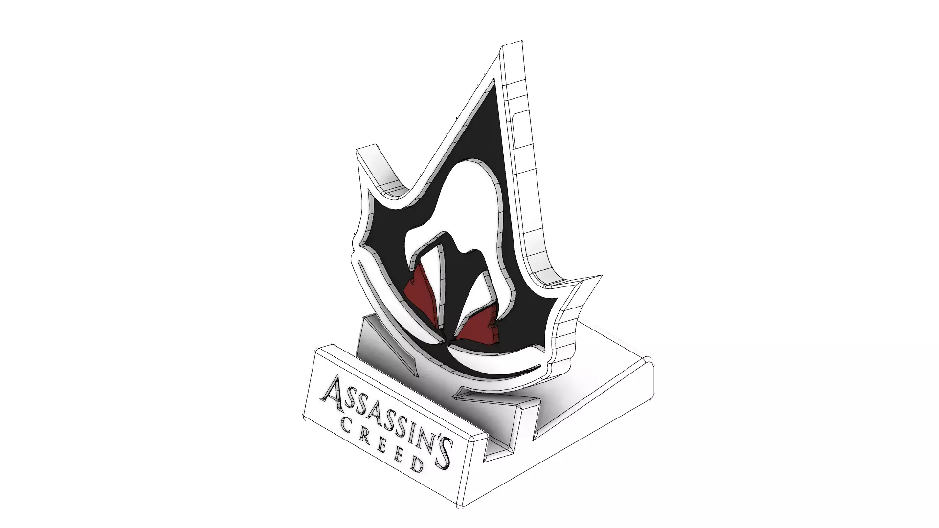 Assassins Creed 2 Standphone or Tablet 3D print model