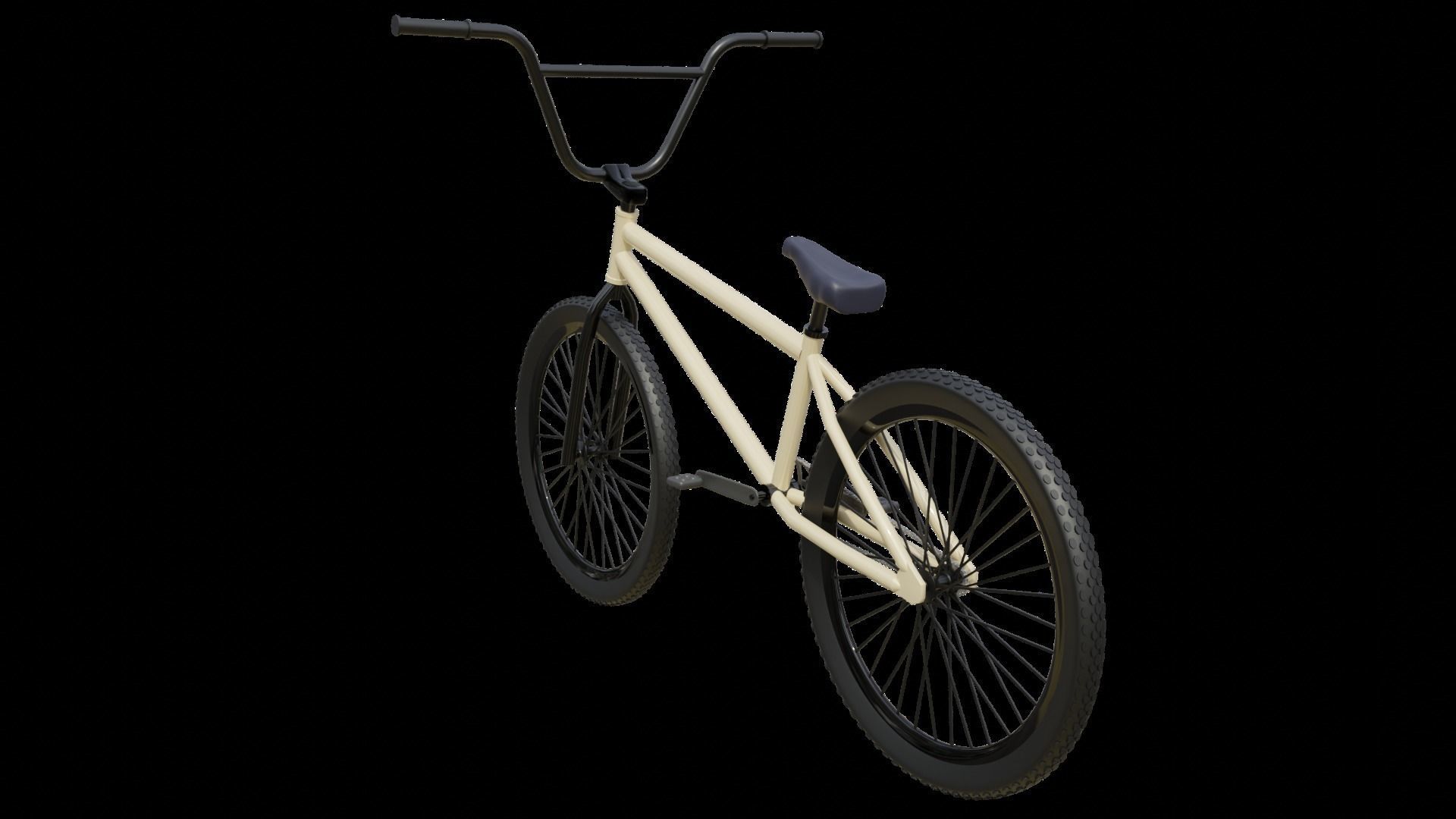 BMX Bike 3D model 3D model_3