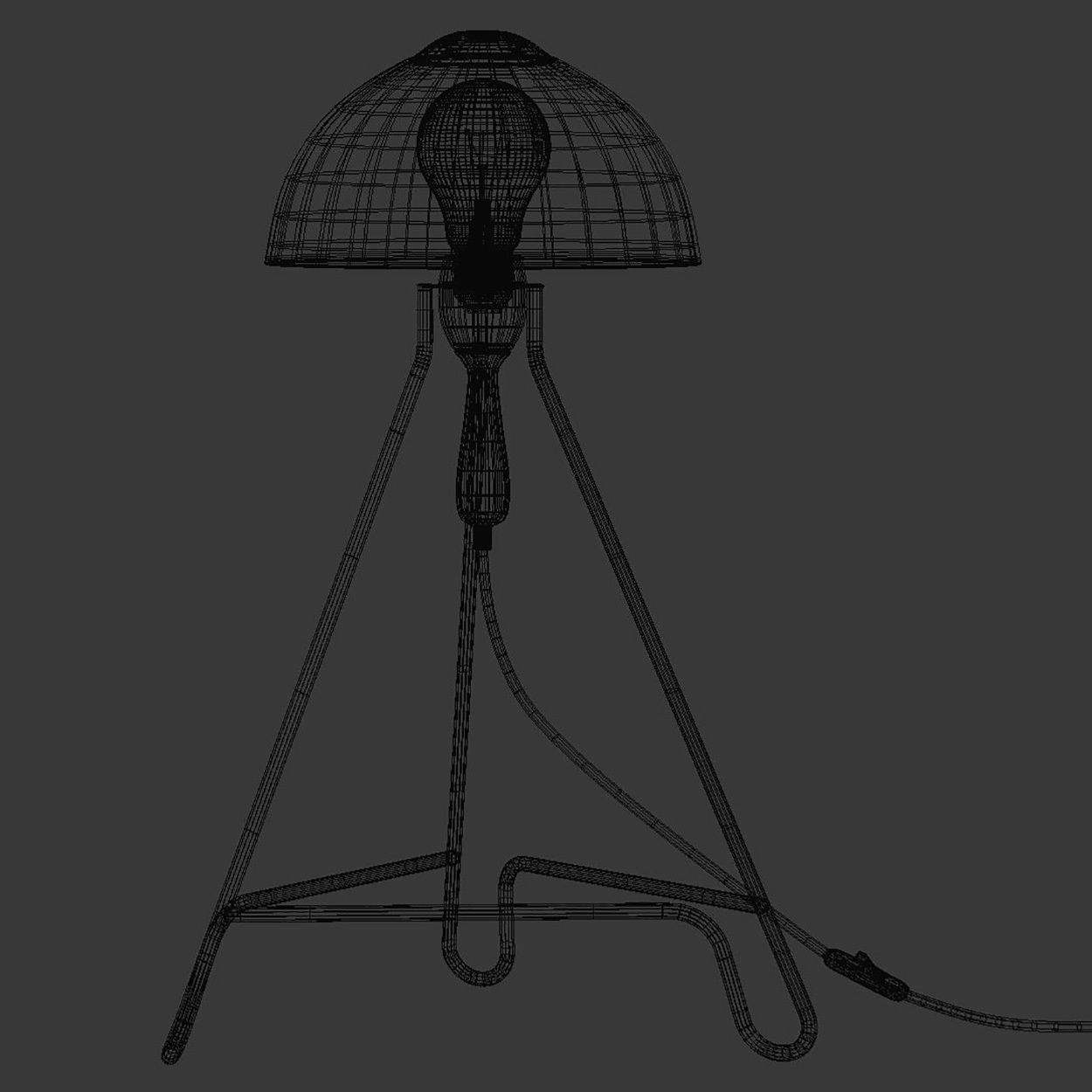 Serax table lamp for Kitatori 3D model_3