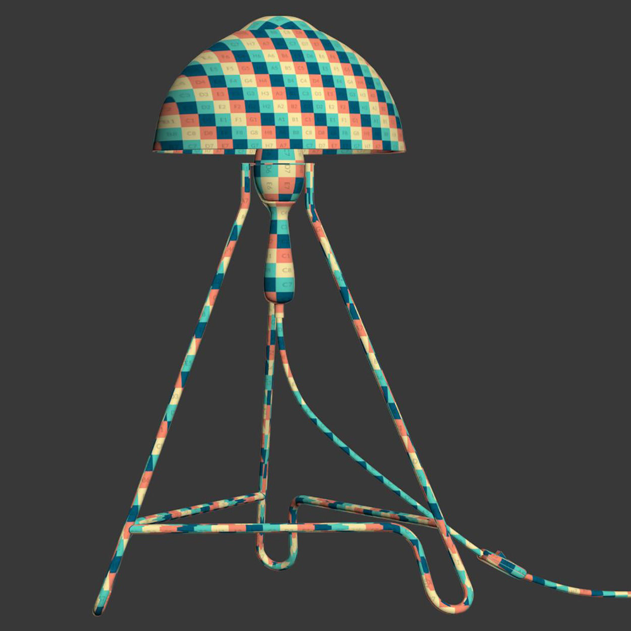 Serax table lamp for Kitatori 3D model_4