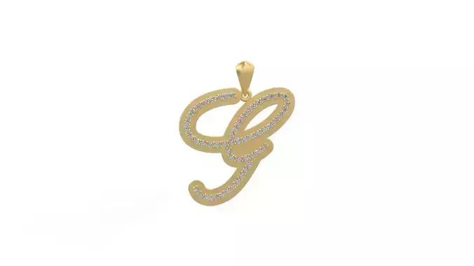 Initial Letters Pendant G
