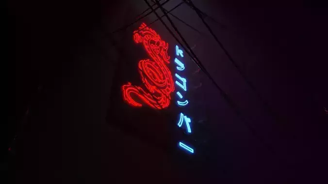 Neon Sign - 6 Sign Set 