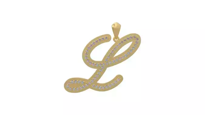 Initial Letters Pendant L