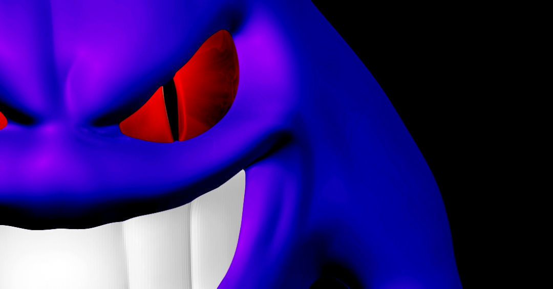 Gengar Pokemon Figurine for 3D printing  3D print model_6