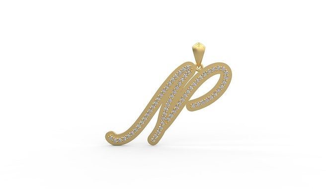 Initial Letters Pendant N 3D print model