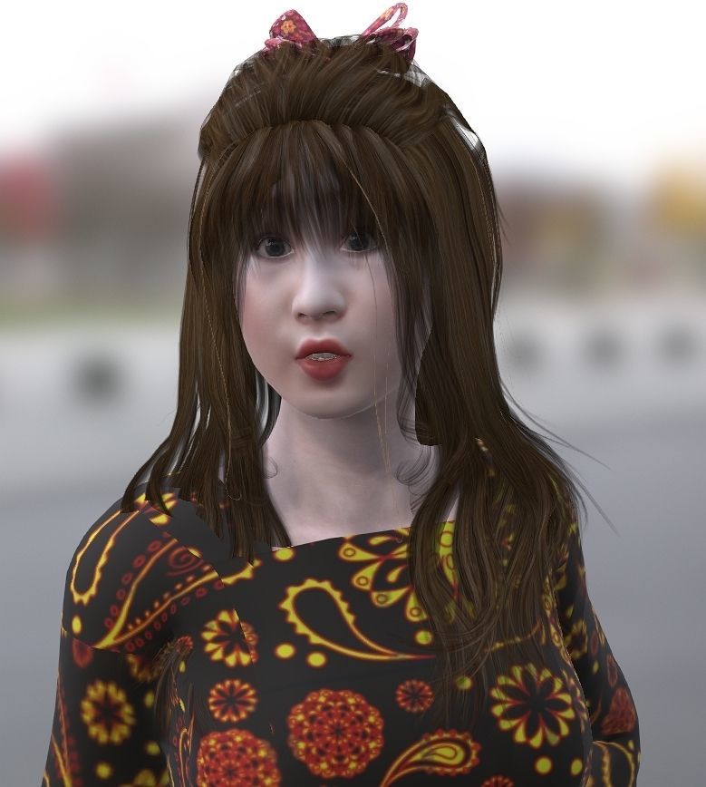 Fale man Avatar 3D model_3