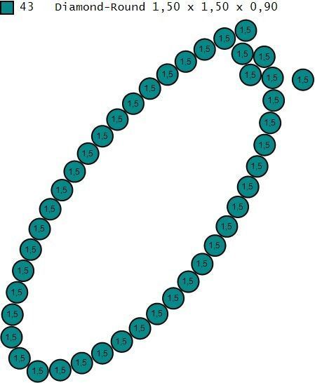 Initial Letters Pendant O 3D print model_3