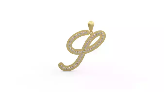 Initial Letters Pendant S