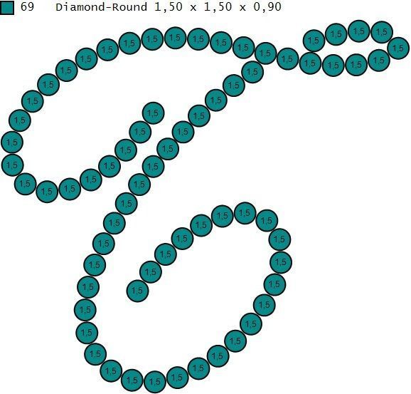 Initial Letters Pendant T 3D print model_4