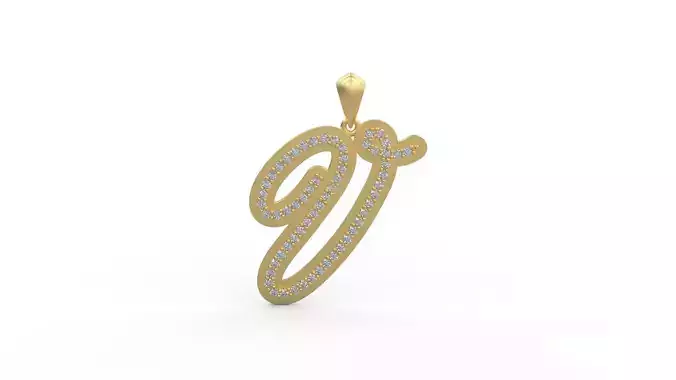 Initial Letters Pendant V