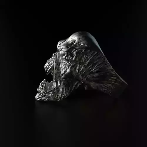 Ring Skull Bloodsucker STL