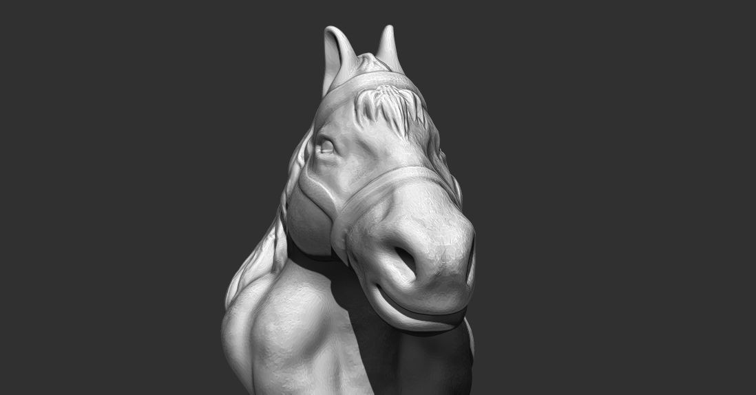 Horse Torso for 3D printing 3D print model_6