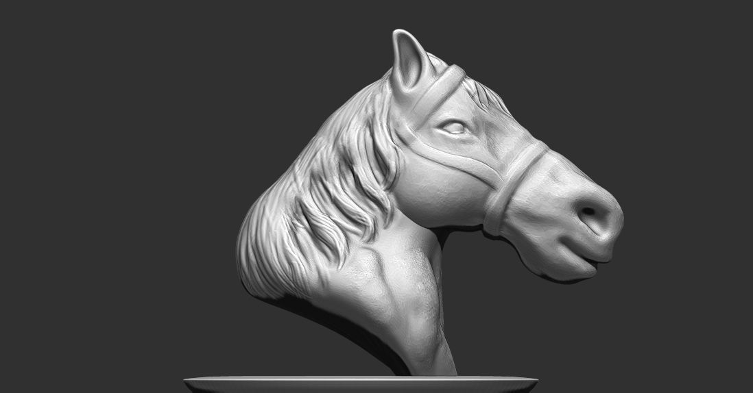 Horse Torso for 3D printing 3D print model_1