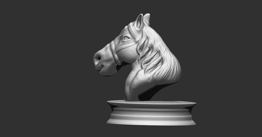 Horse Torso for 3D printing 3D print model_4