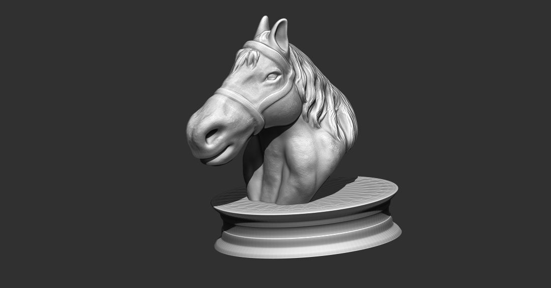 Horse Torso for 3D printing 3D print model_3