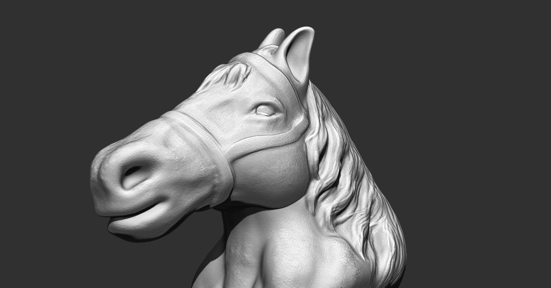 Horse Torso for 3D printing 3D print model_8