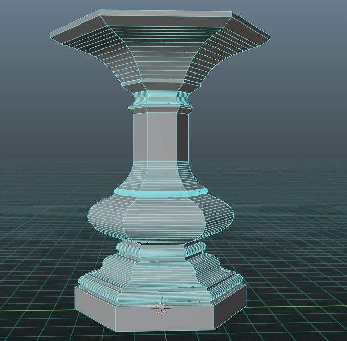 pedestal 10 3D print model_16