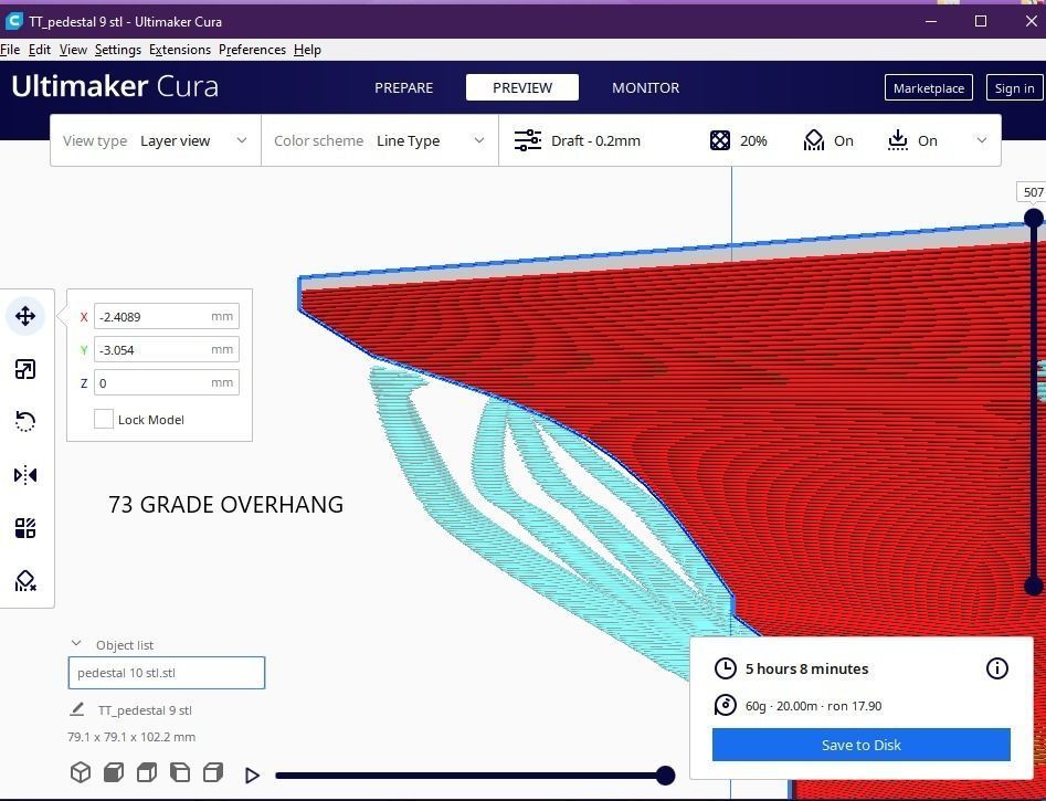 pedestal 10 3D print model_11