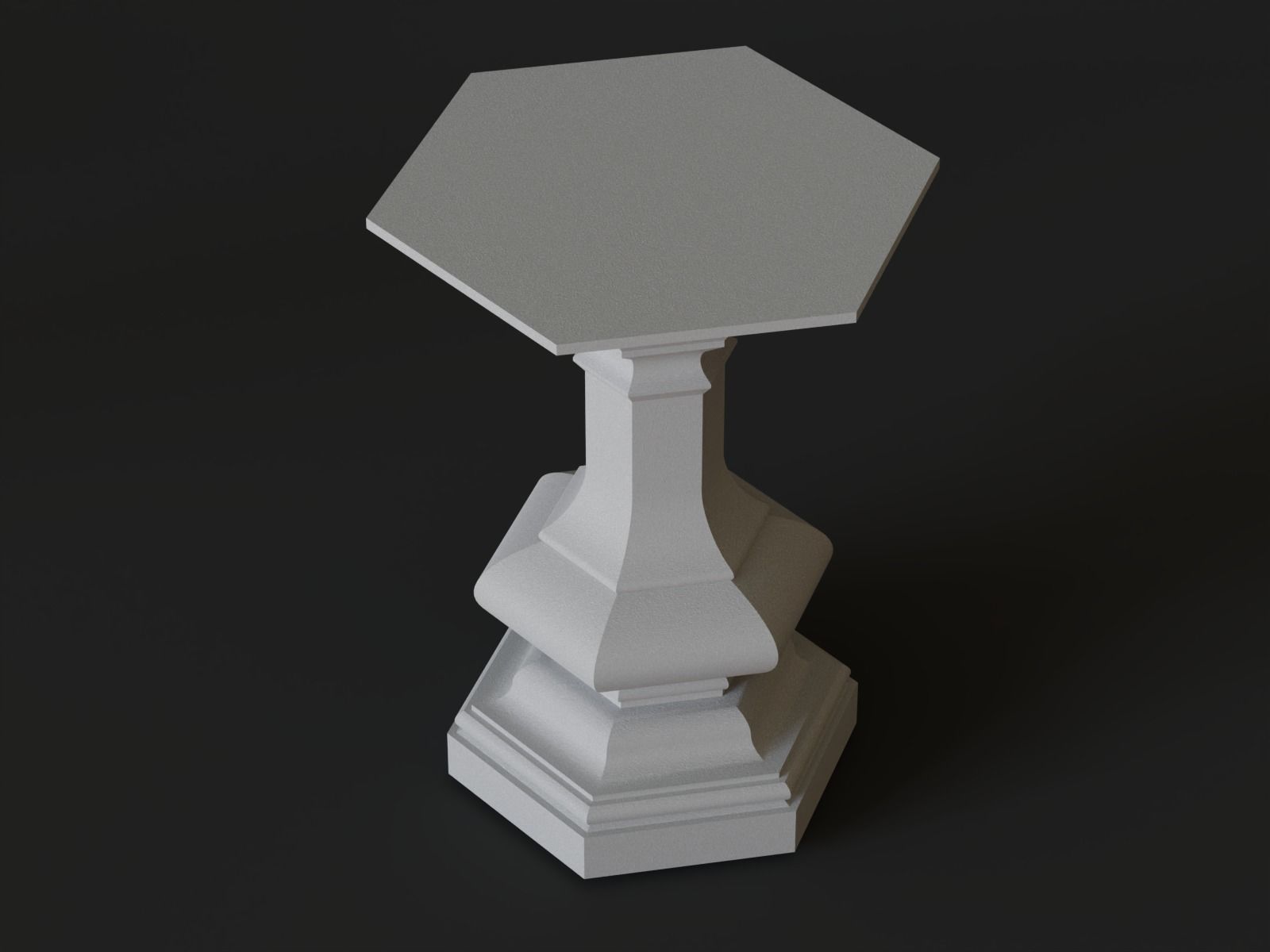 pedestal 10 3D print model_4