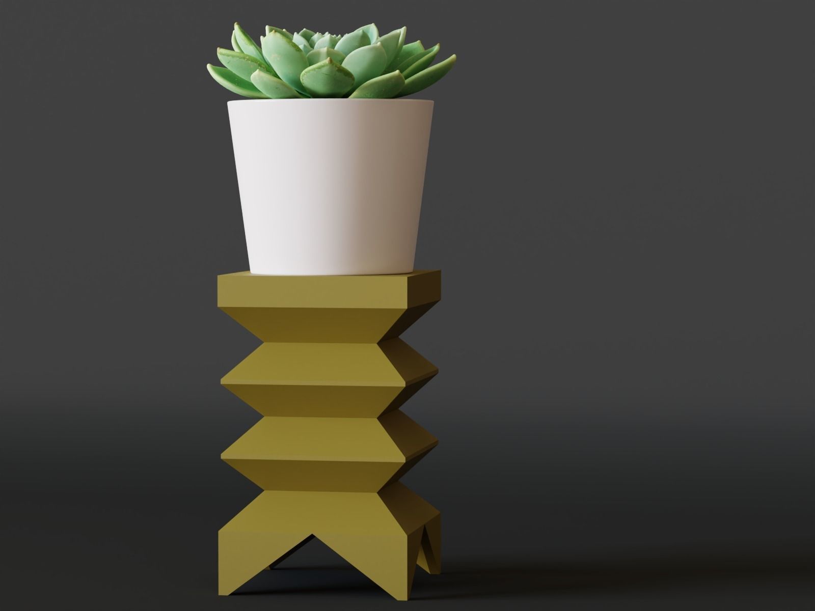 Pedestal 12 3D print model_1