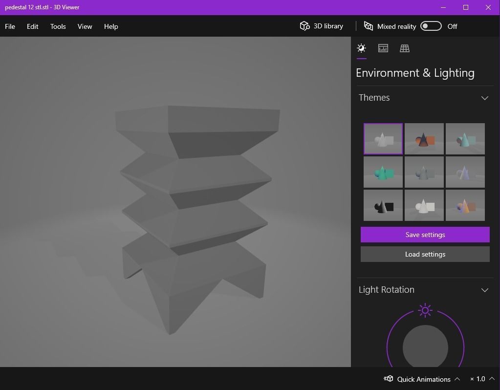 Pedestal 12 3D print model_13