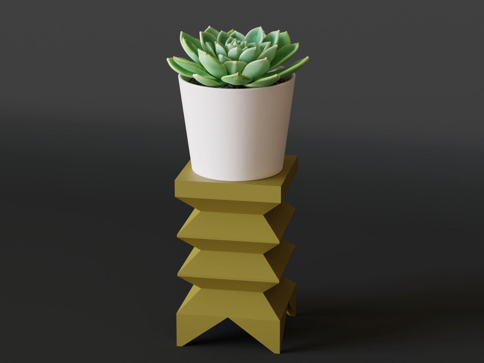 Pedestal 12 3D print model_8