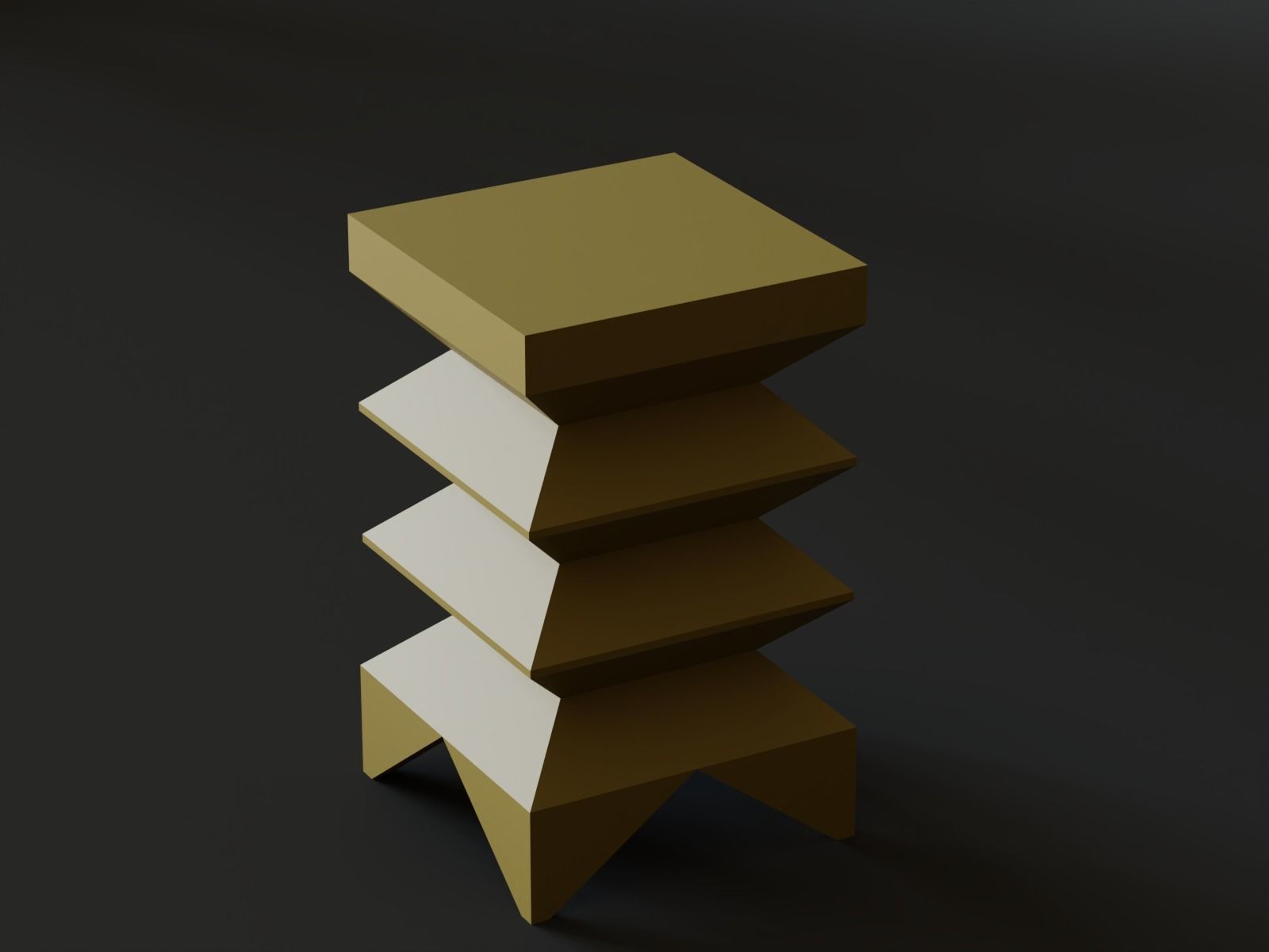 Pedestal 12 3D print model_3