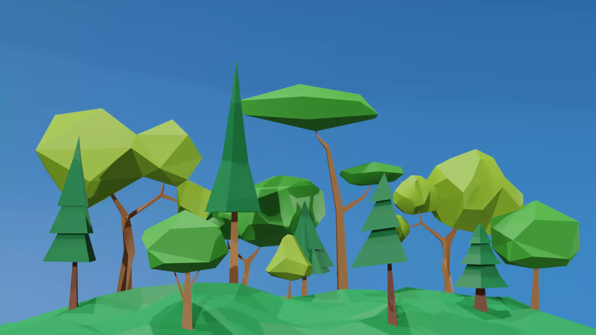 Tree Low Poly Trees Low poly Free low-poly 3D model_0