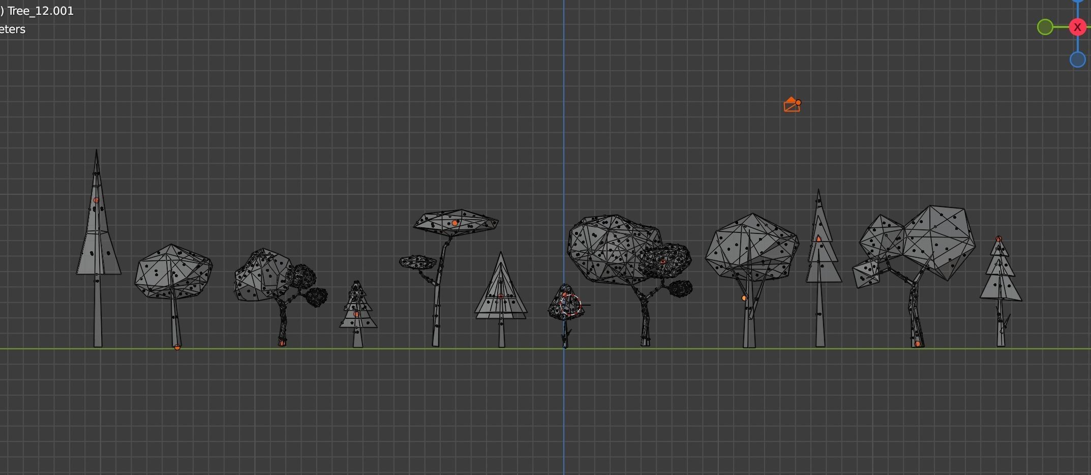 Tree Low Poly Trees Low poly Free low-poly 3D model_7